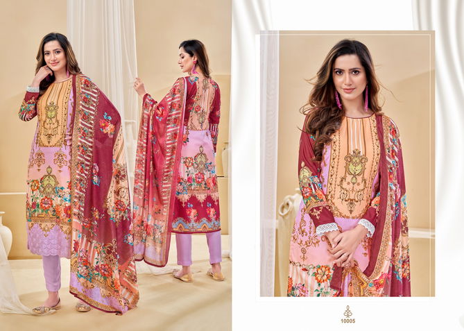 Safa By Zsm 10001-10006 Printed Salwar Suits Catalog